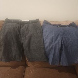 2 pr distortion boys shorts. Size 12